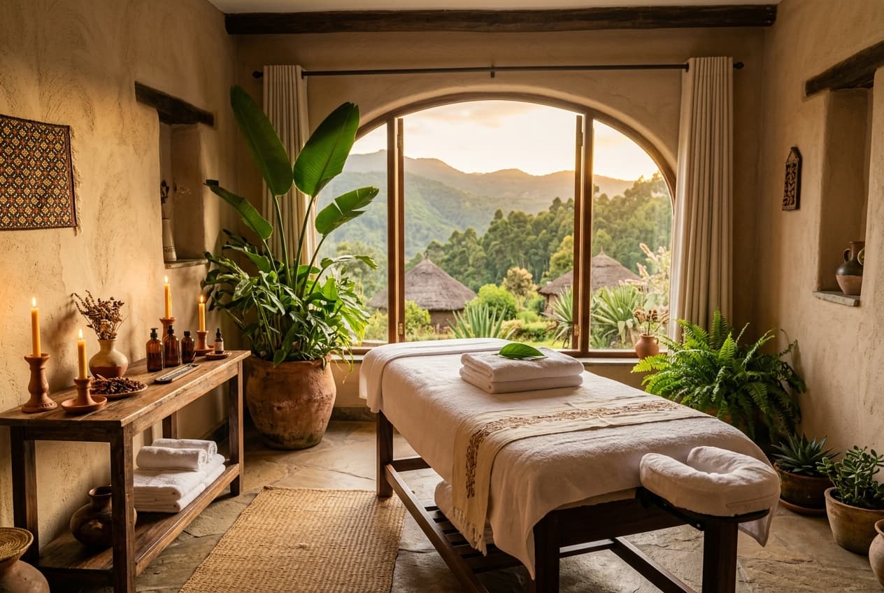 Traditional Moroccan Bath - Medo Spa Luxury Treatment Addis Ababa